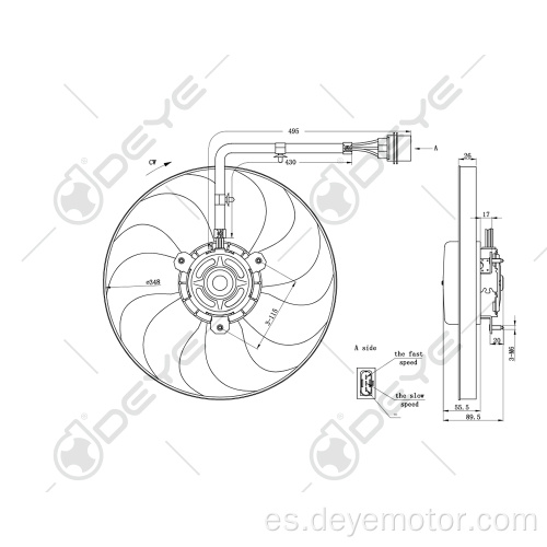 Ventilador de enfriamiento automático de nuevos productos para VW LUPO